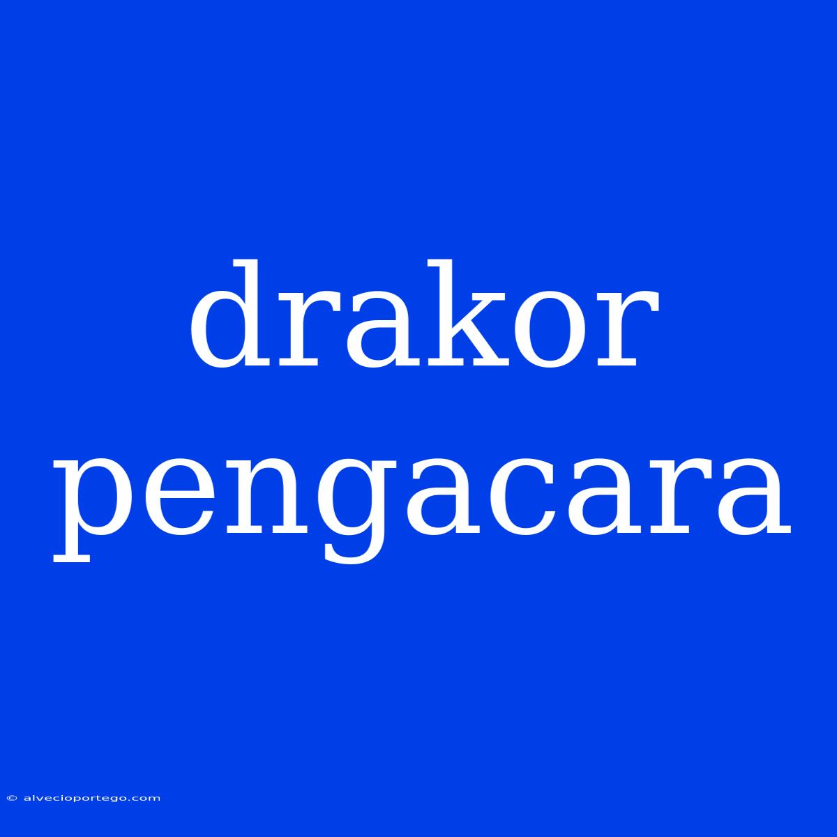 Drakor Pengacara