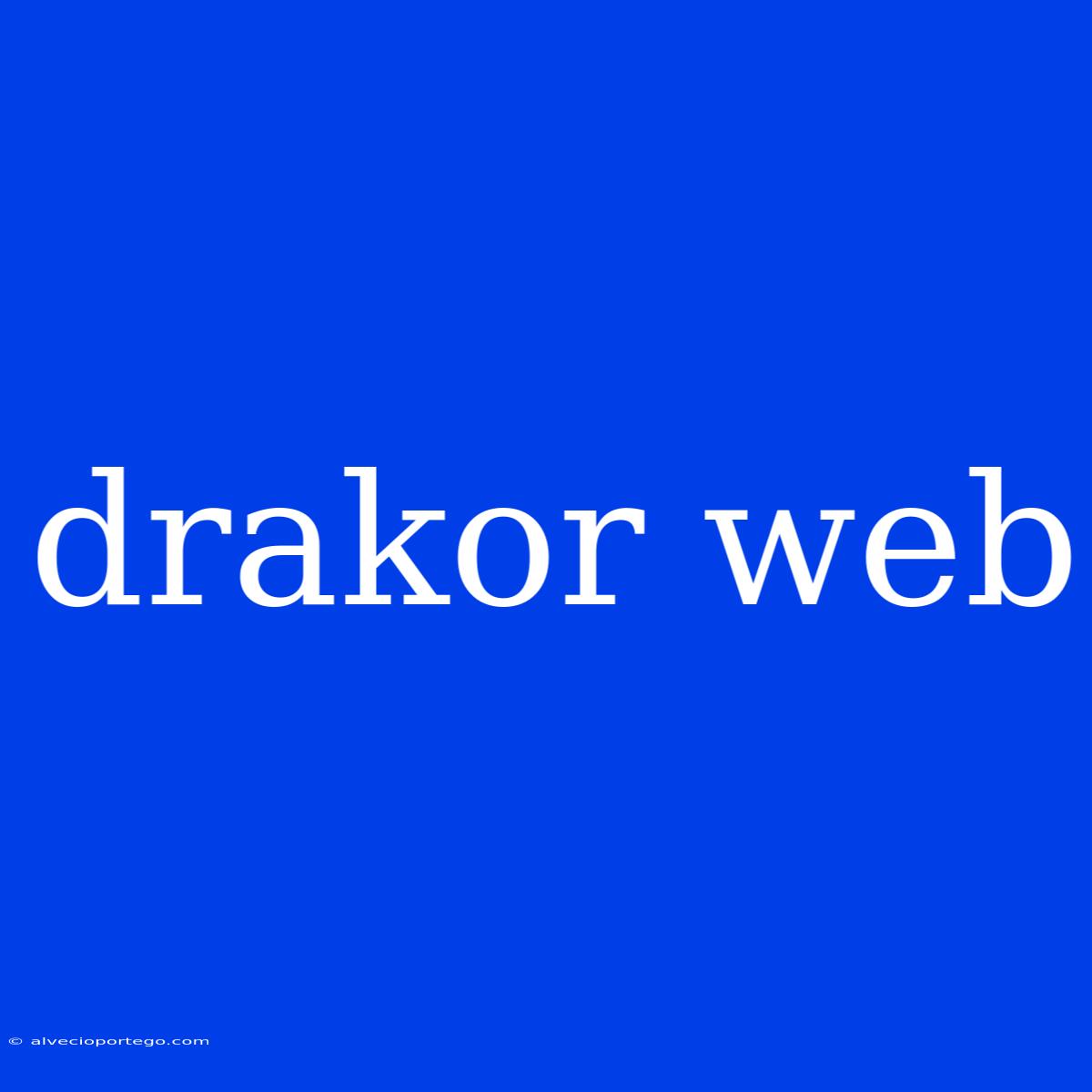 Drakor Web