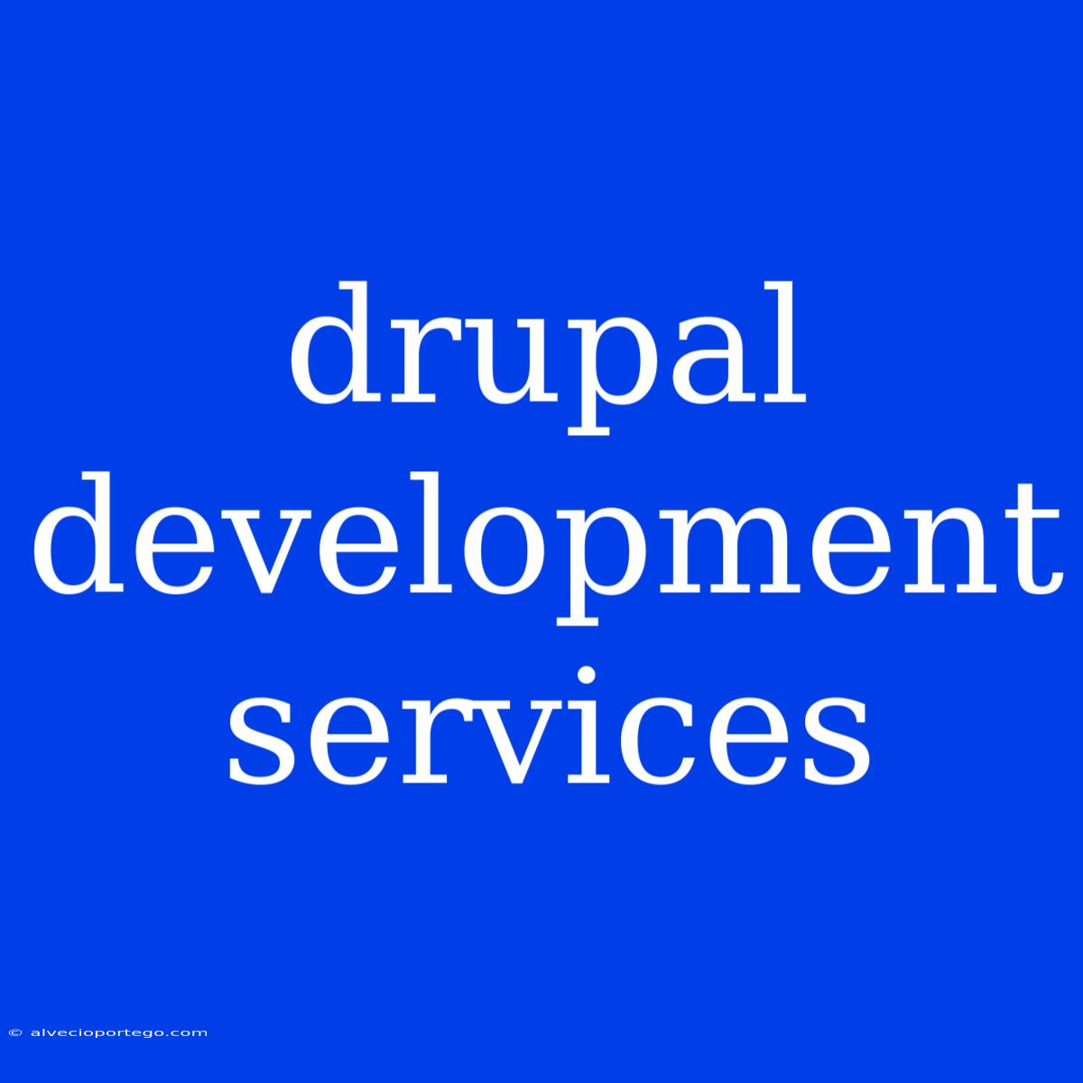 Drupal Development Services