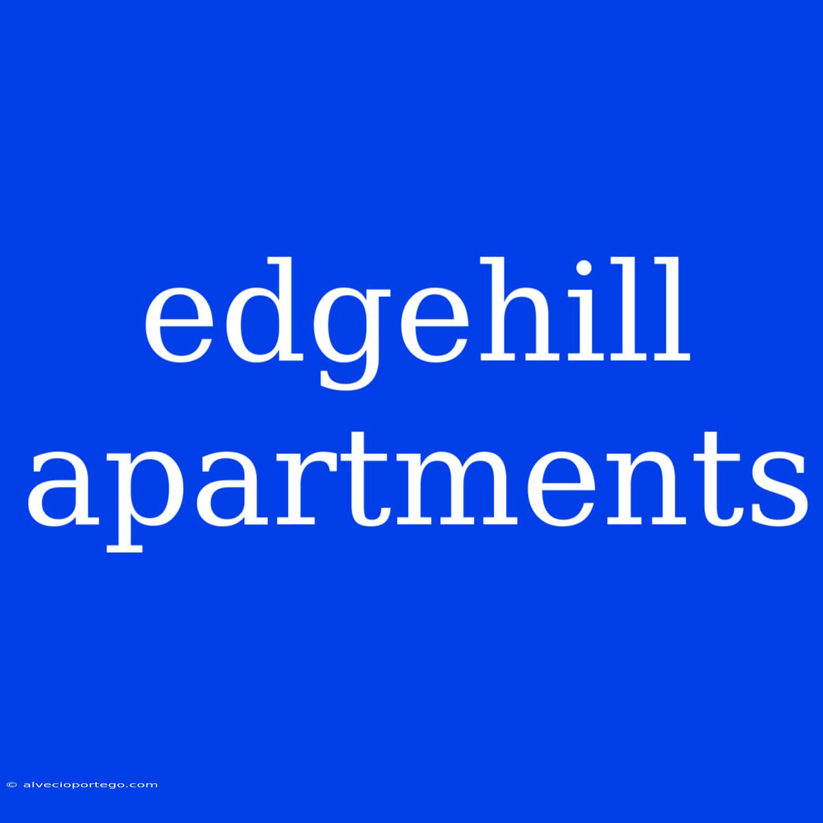 Edgehill Apartments