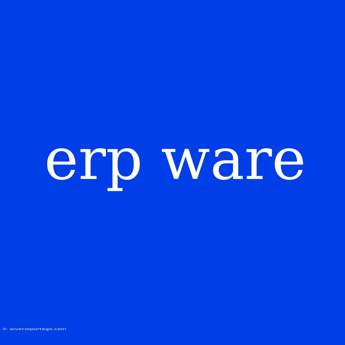 Erp Ware