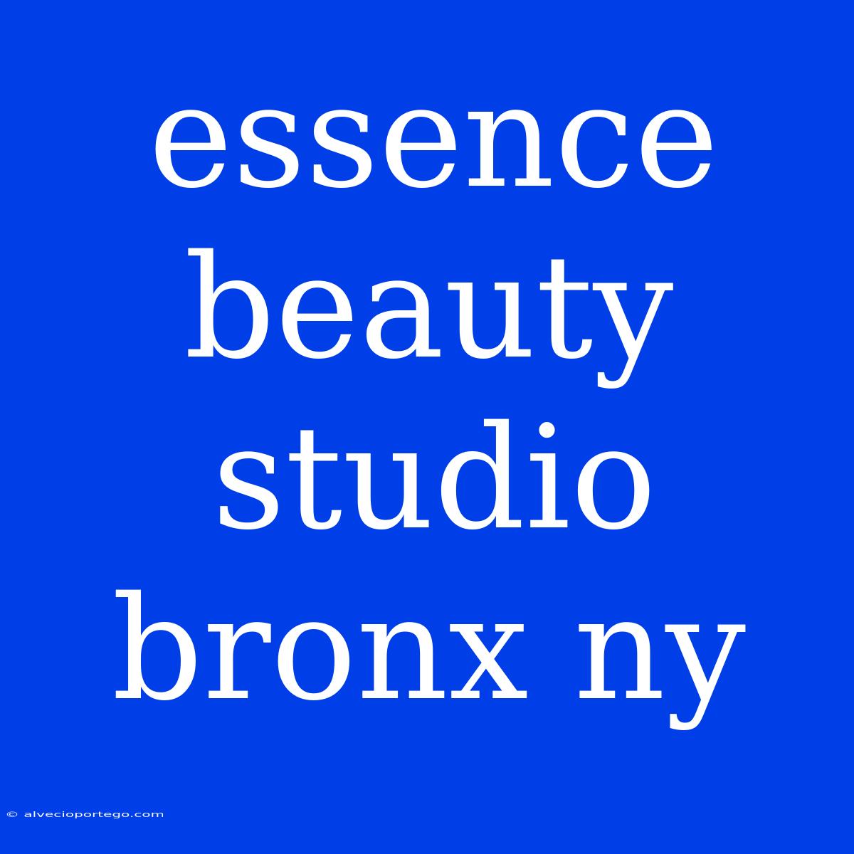 Essence Beauty Studio Bronx Ny