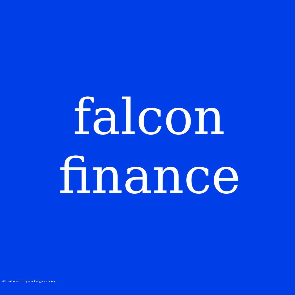 Falcon Finance