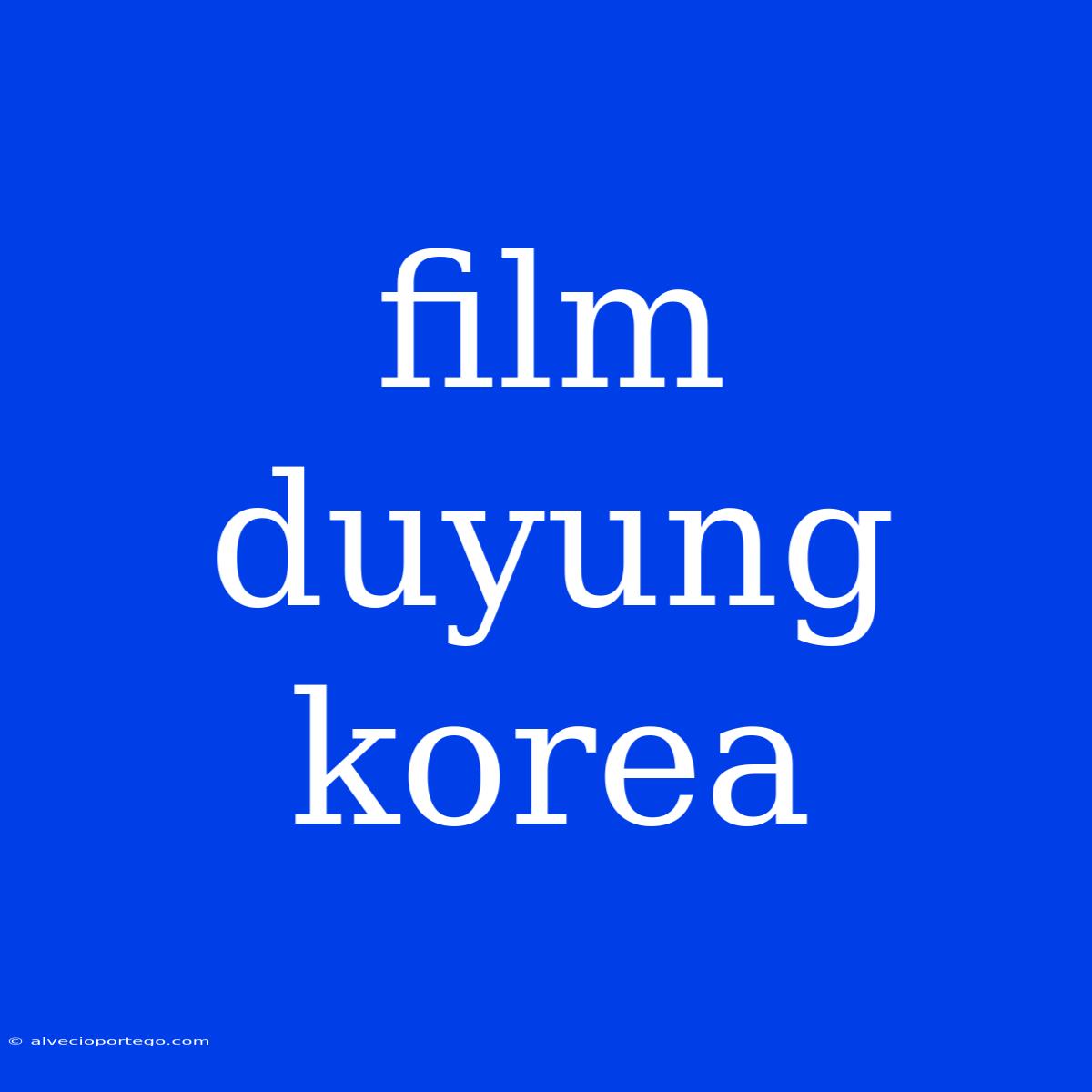 Film Duyung Korea