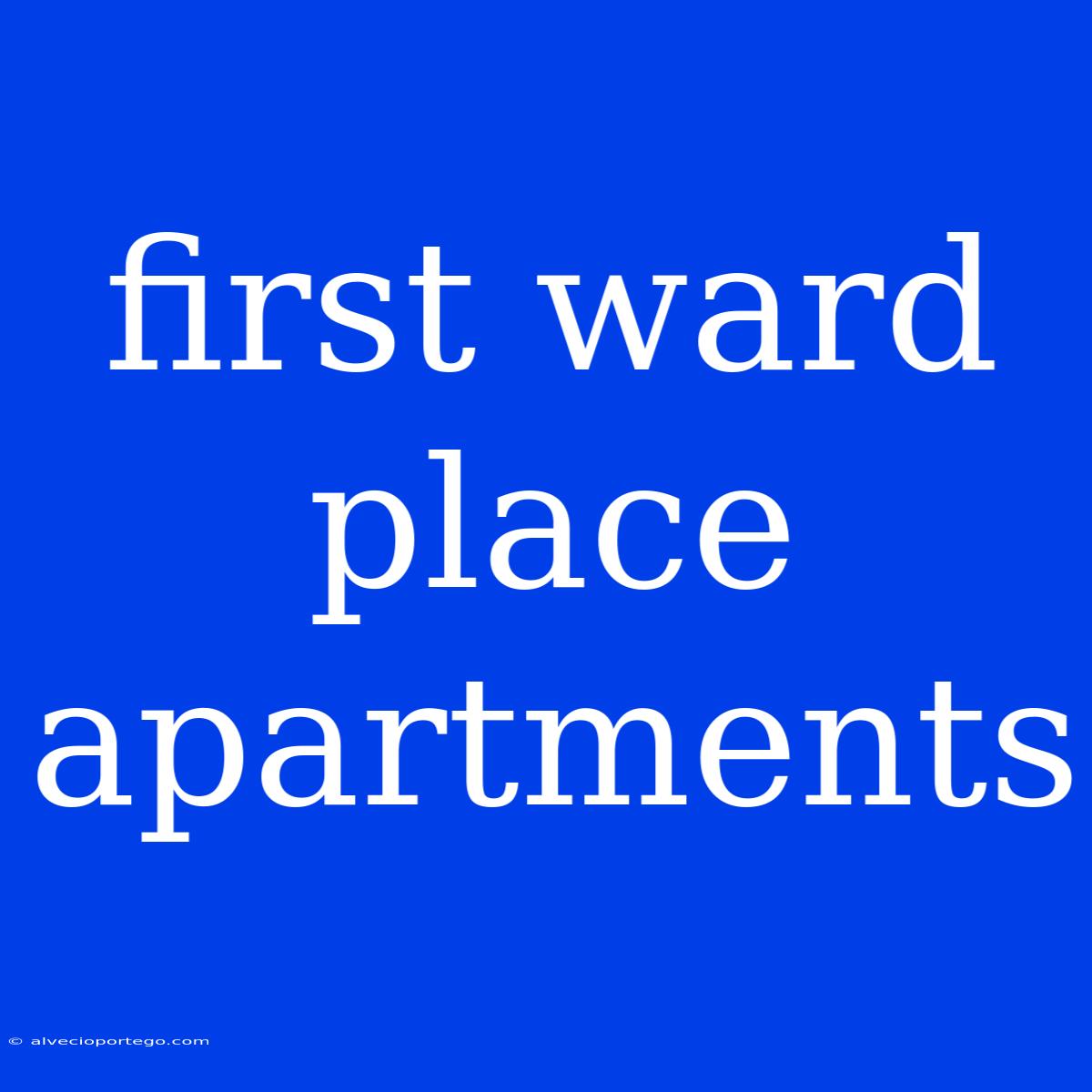 First Ward Place Apartments