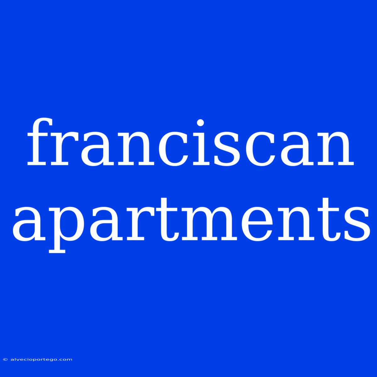 Franciscan Apartments