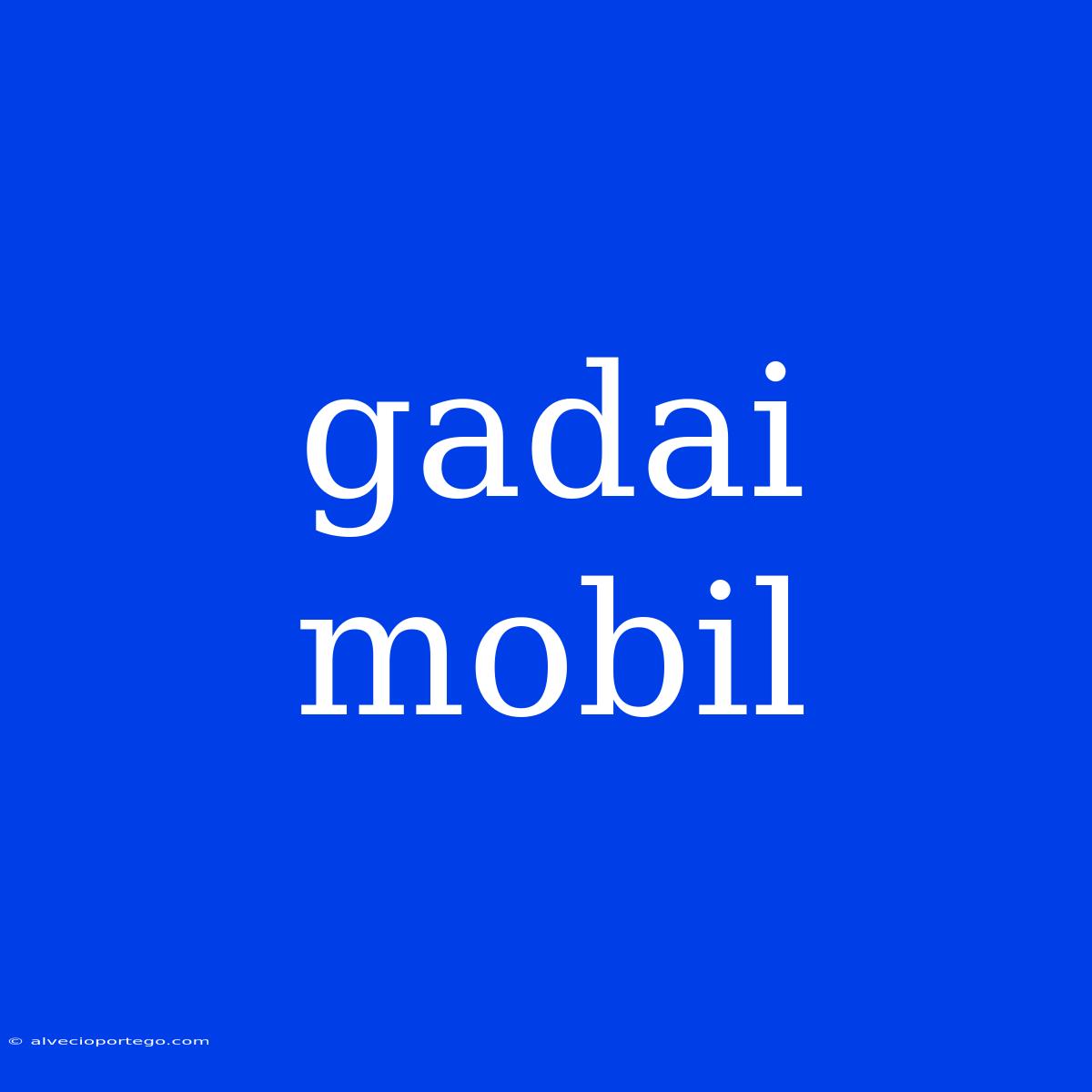 Gadai Mobil