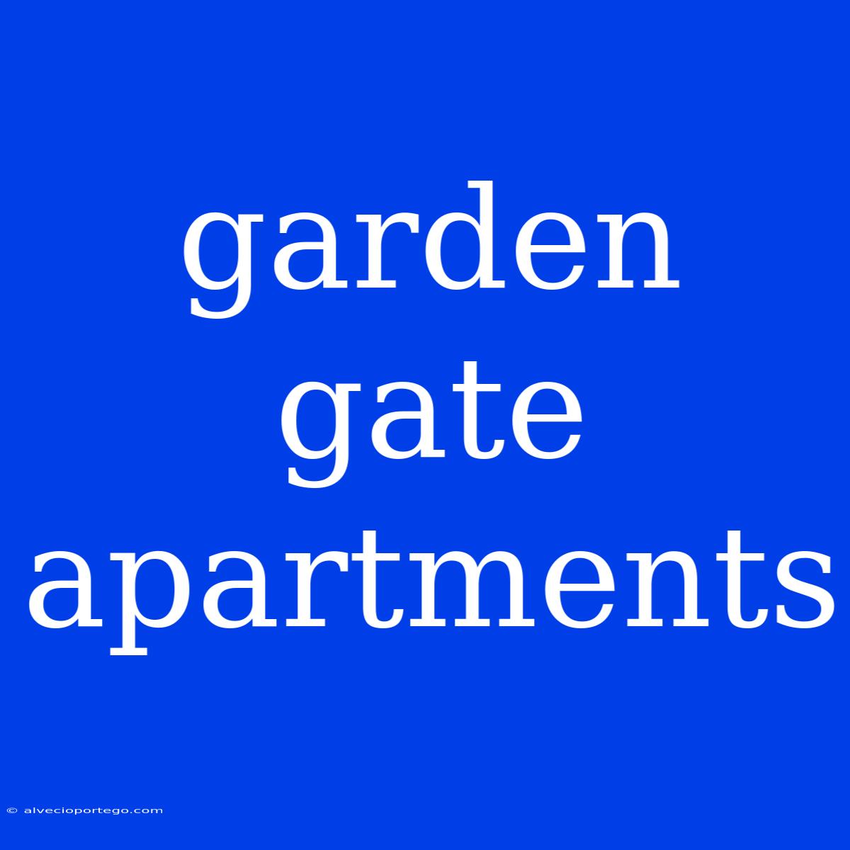 Garden Gate Apartments