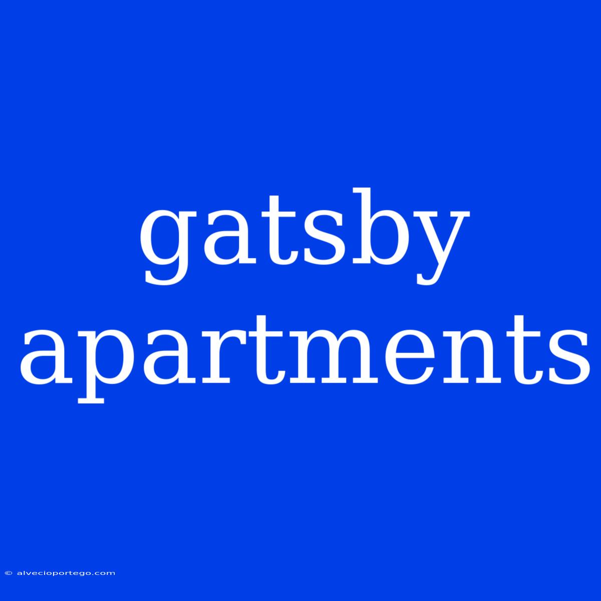 Gatsby Apartments