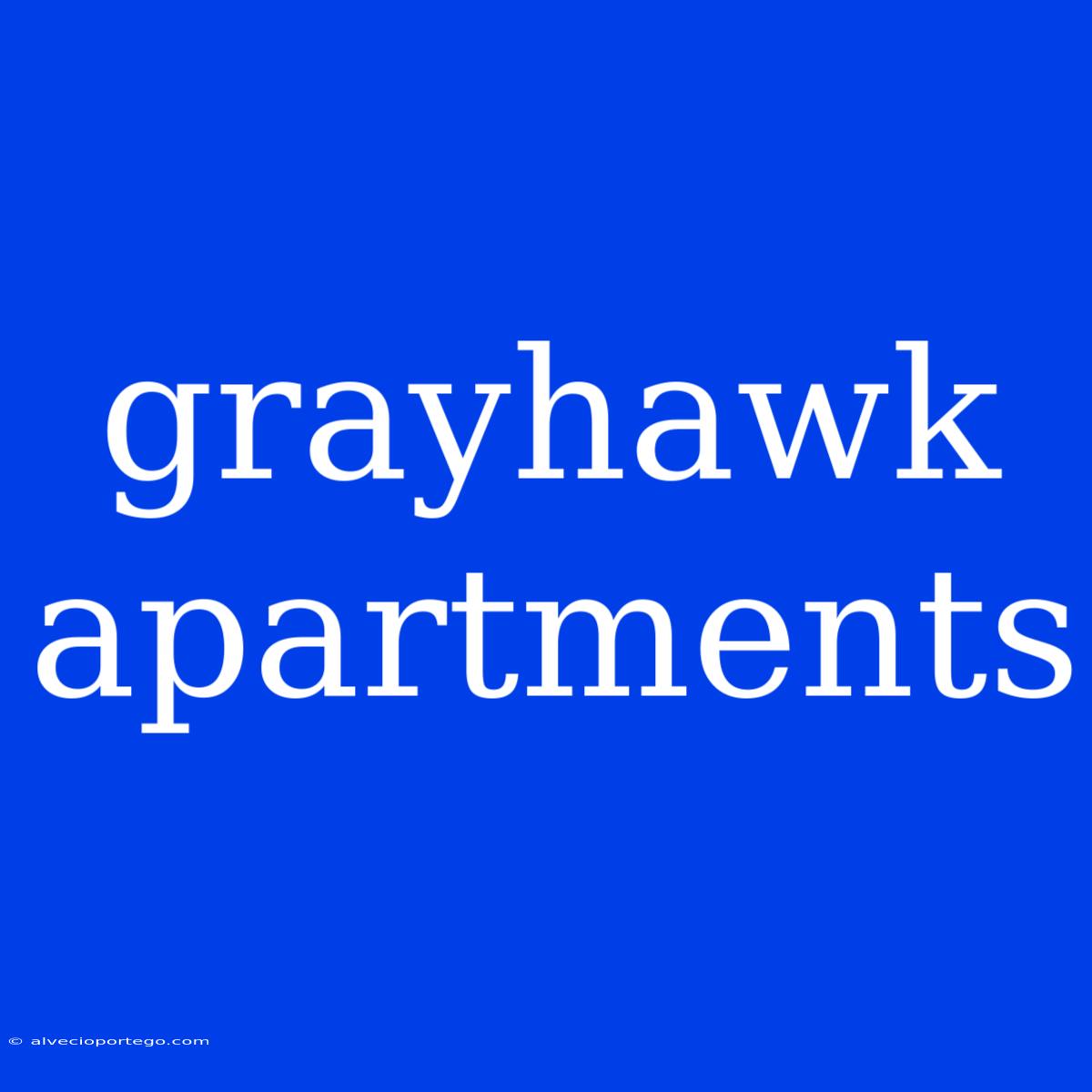 Grayhawk Apartments