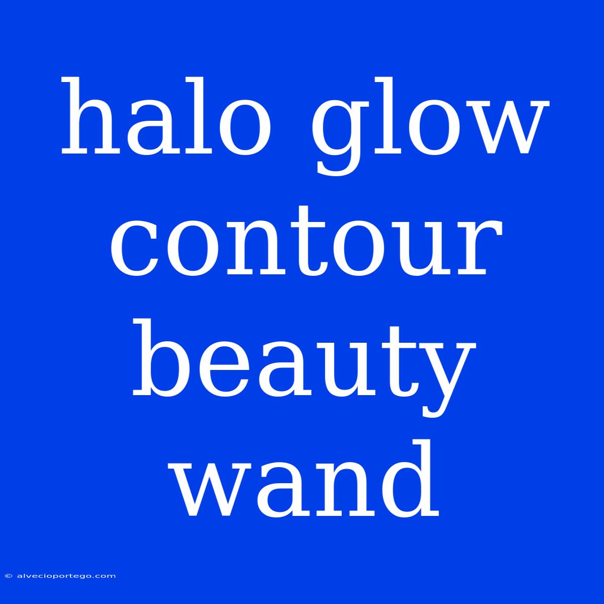 Halo Glow Contour Beauty Wand