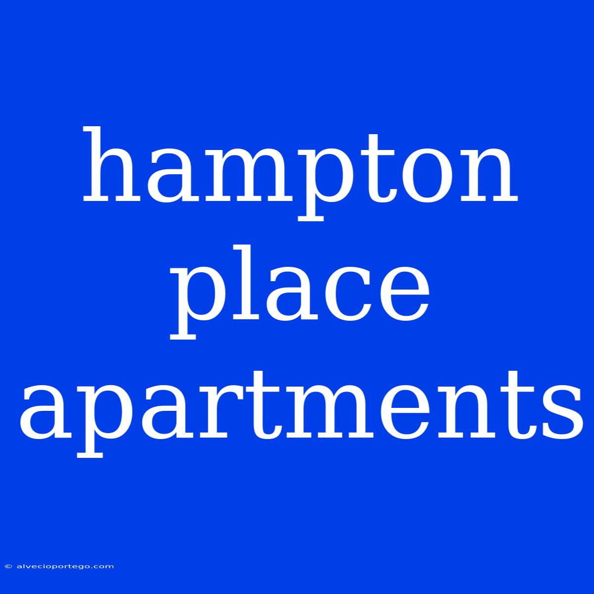 Hampton Place Apartments