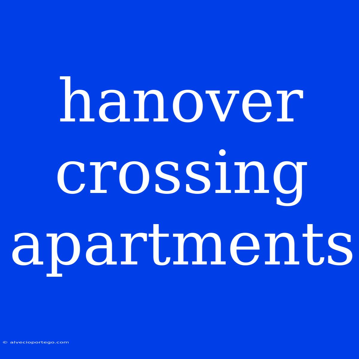 Hanover Crossing Apartments