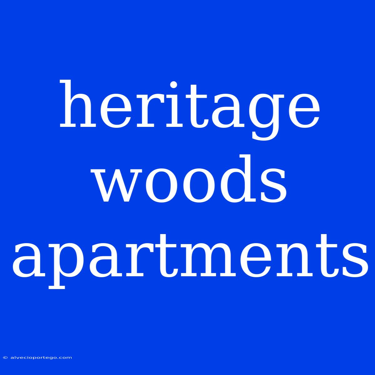 Heritage Woods Apartments