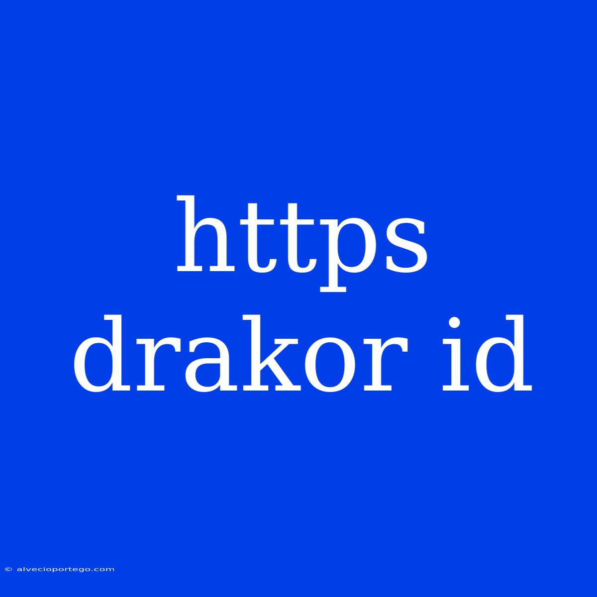 Https Drakor Id