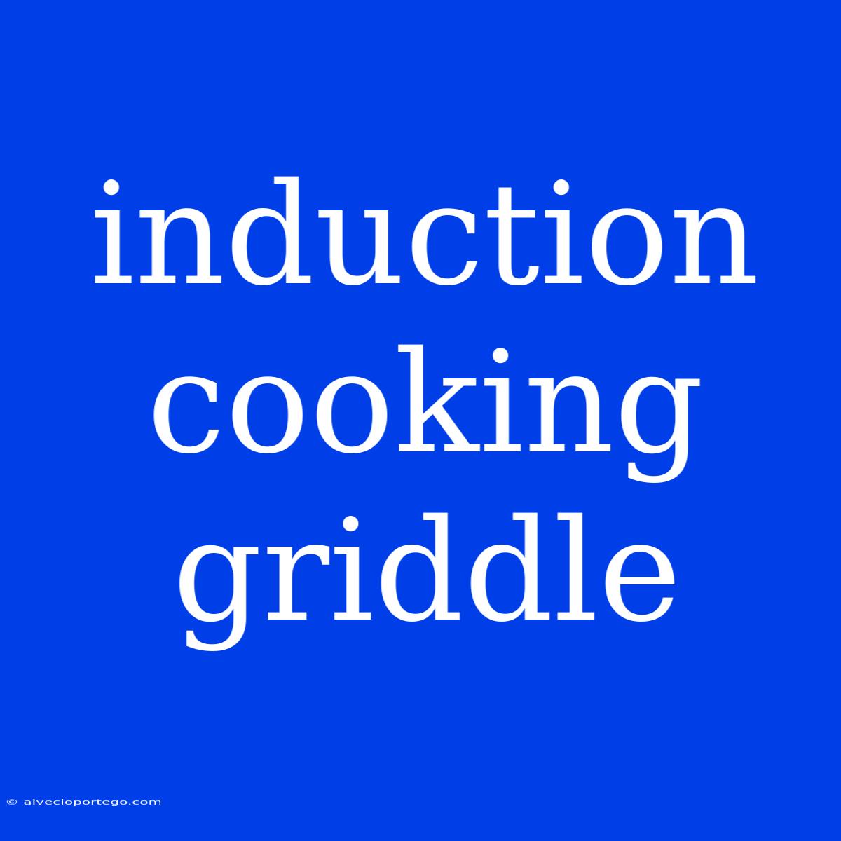 Induction Cooking Griddle