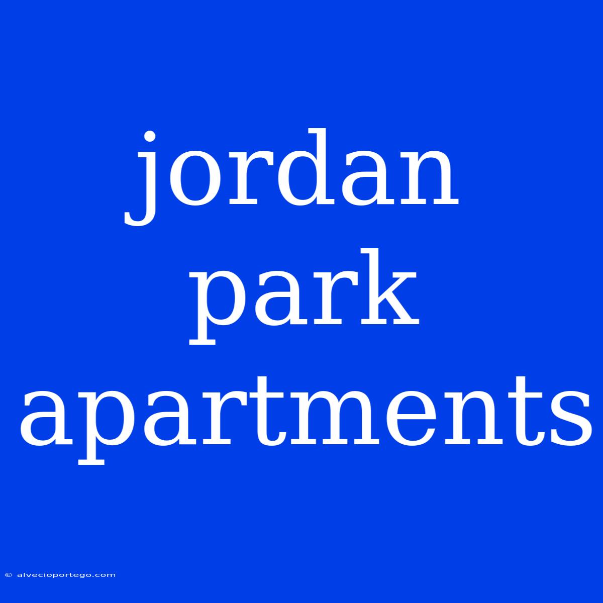 Jordan Park Apartments