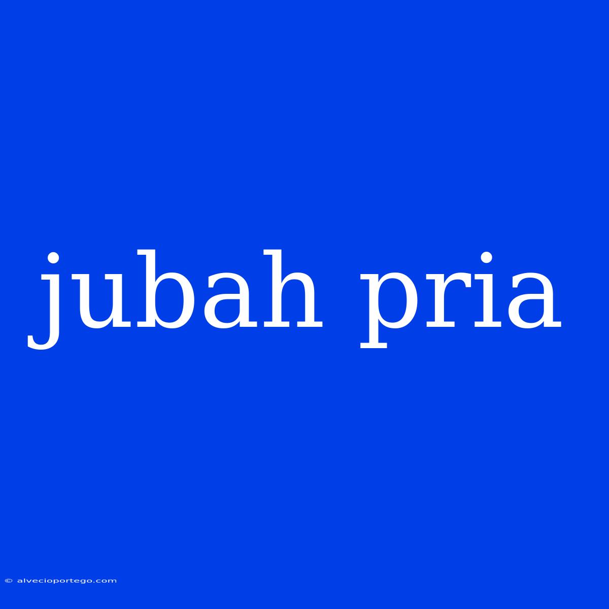 Jubah Pria