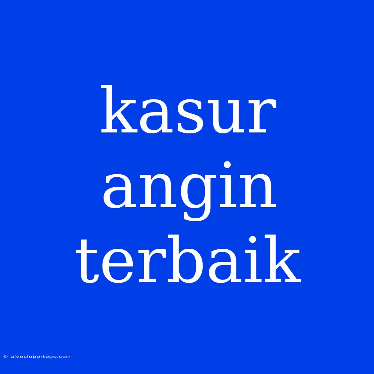 Kasur Angin Terbaik