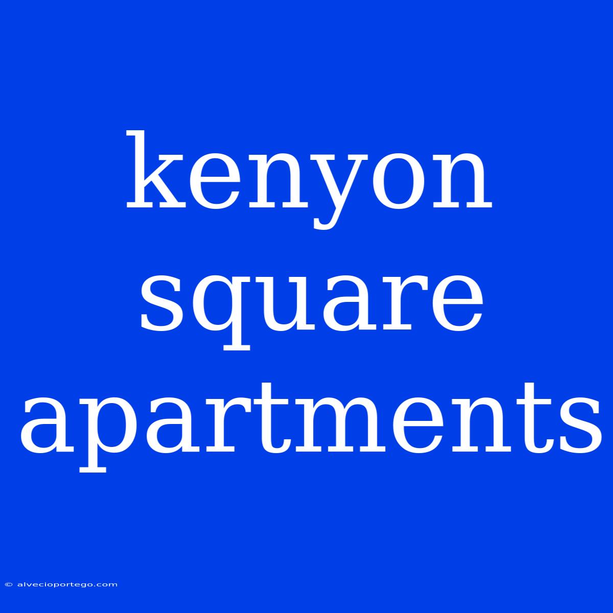 Kenyon Square Apartments