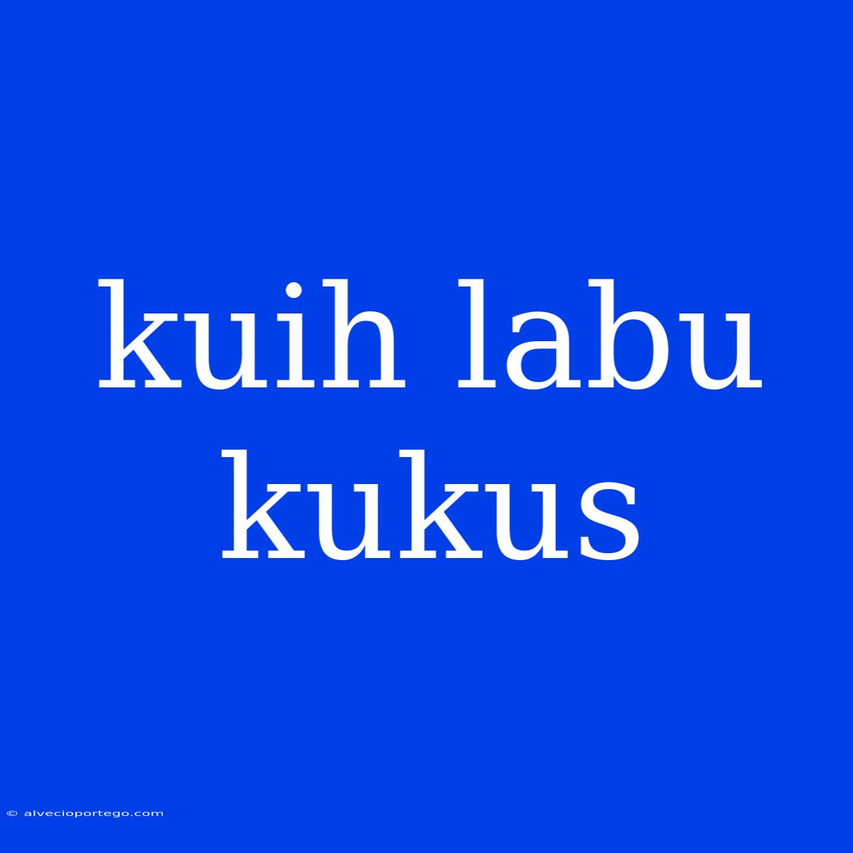 Kuih Labu Kukus