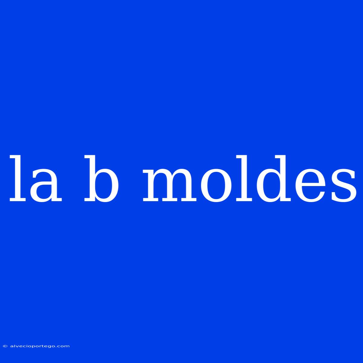 La B Moldes