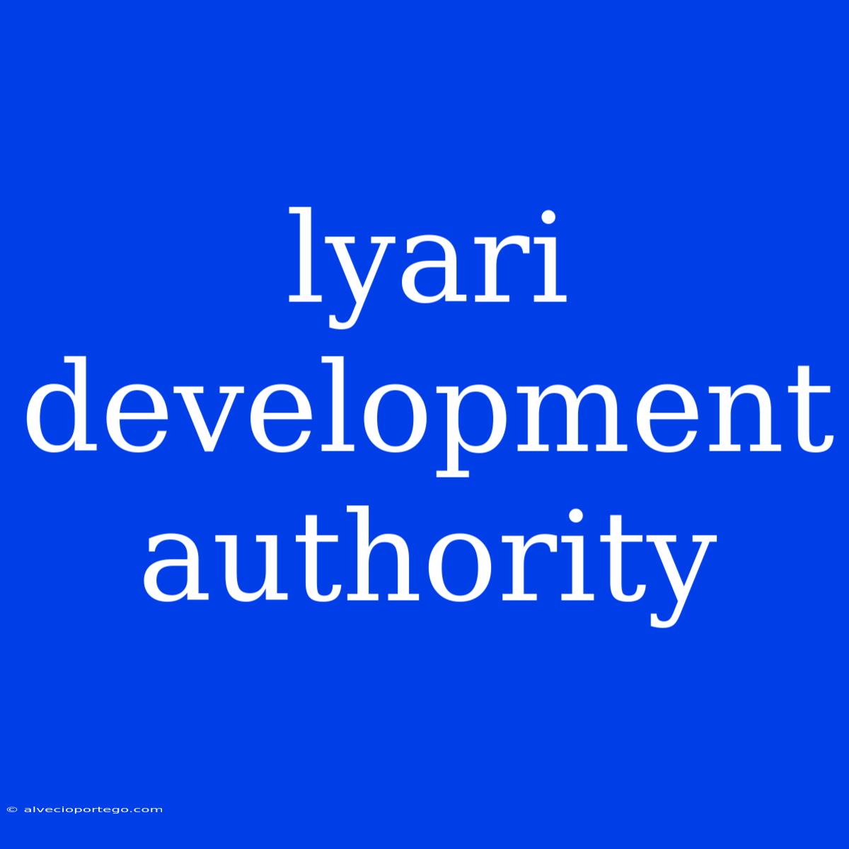 Lyari Development Authority