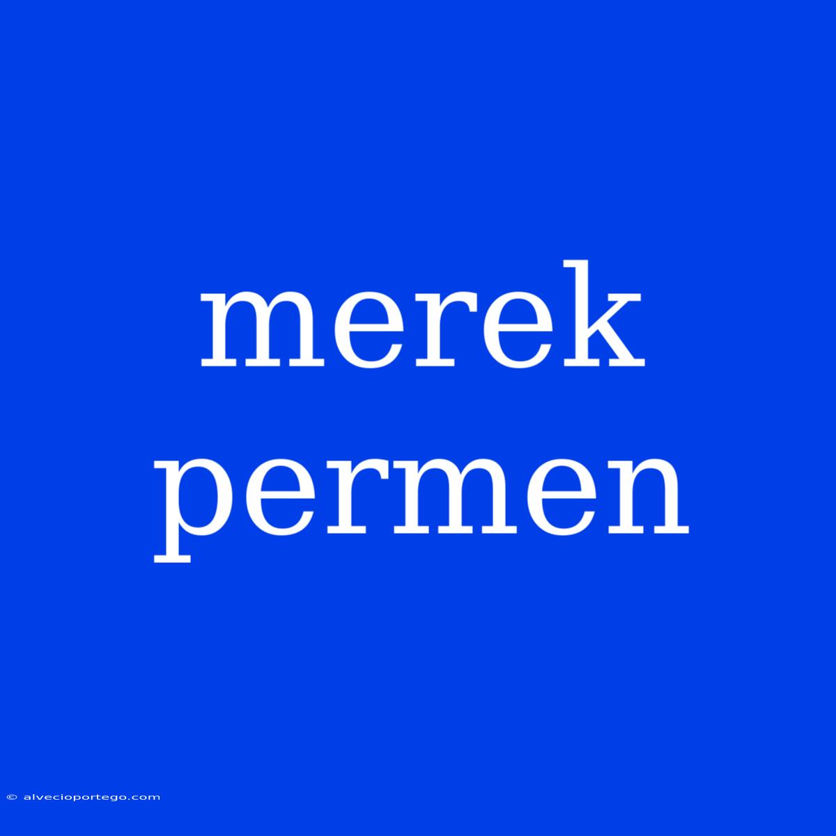 Merek Permen