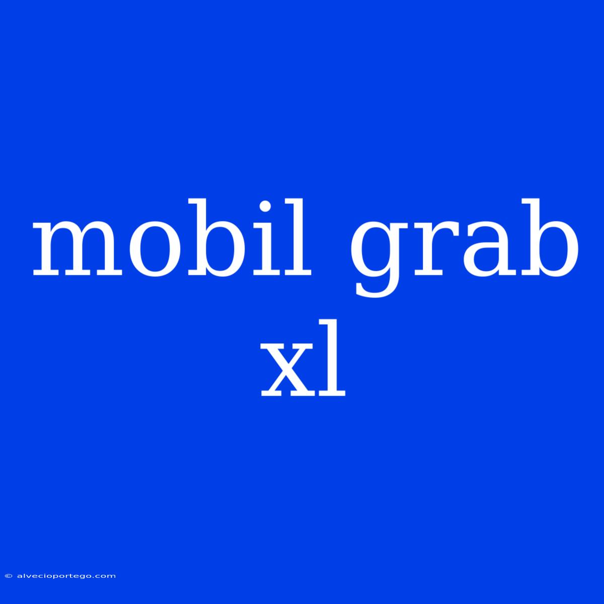 Mobil Grab Xl