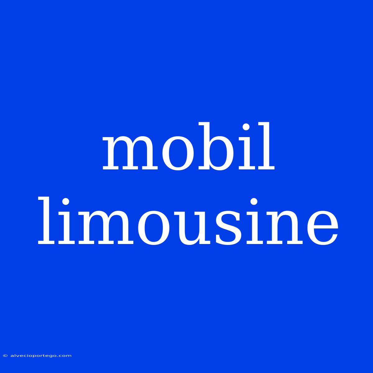 Mobil Limousine