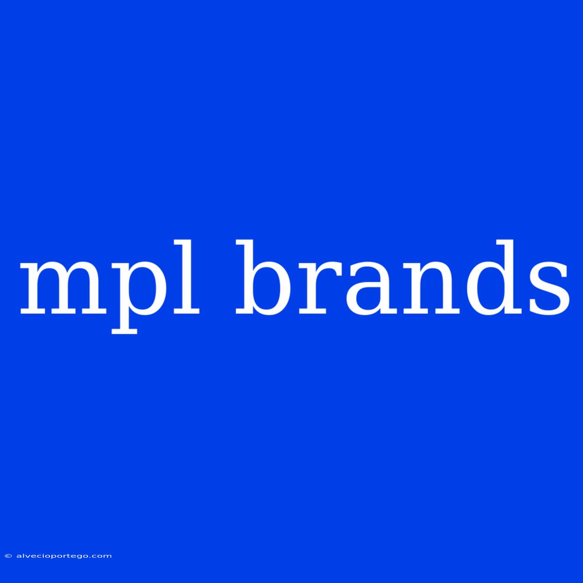 Mpl Brands