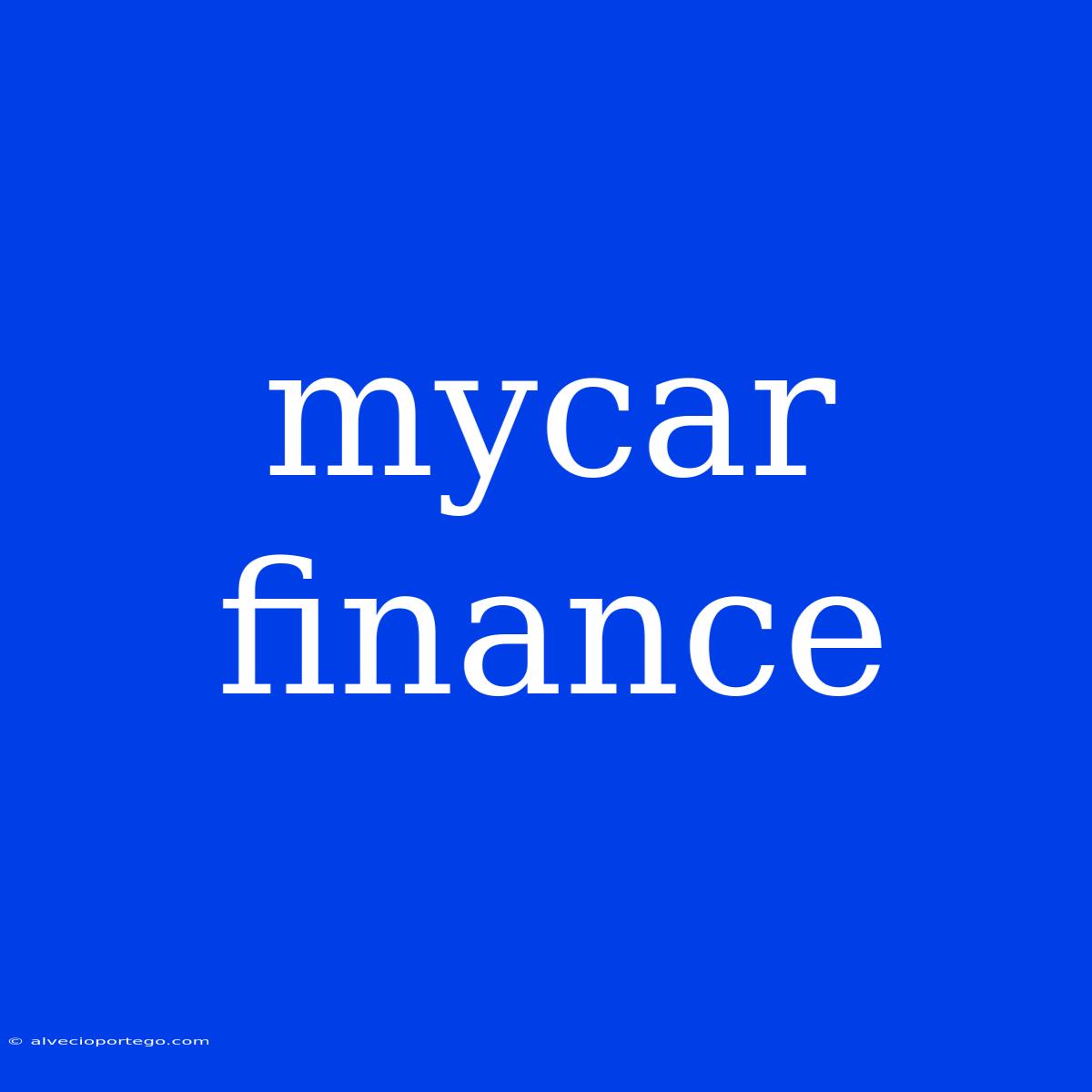 Mycar Finance