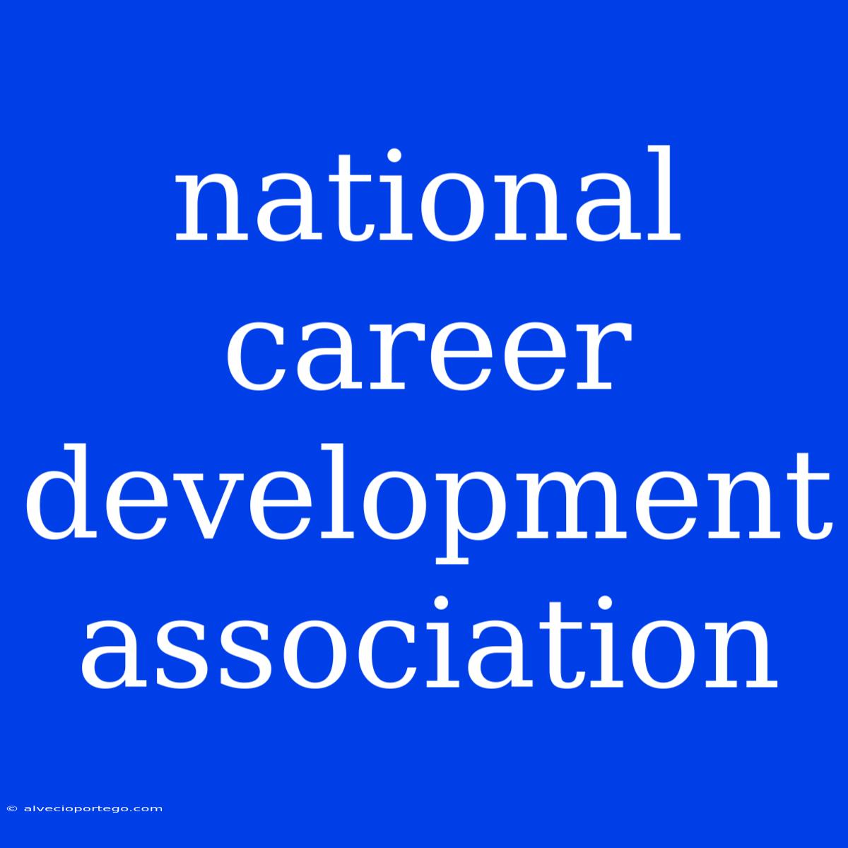 National Career Development Association