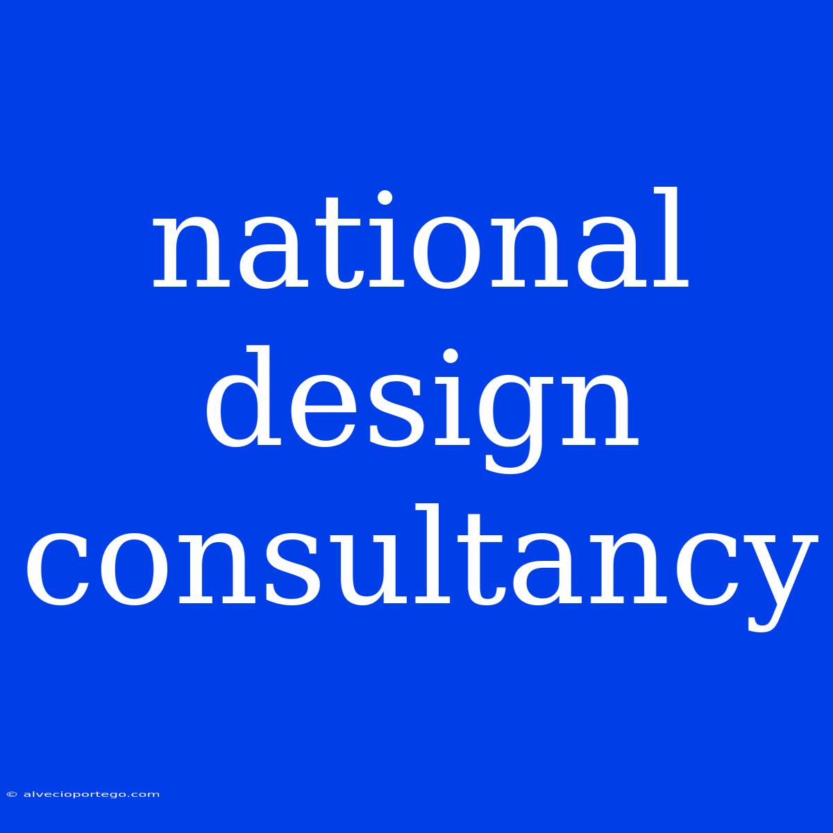 National Design Consultancy