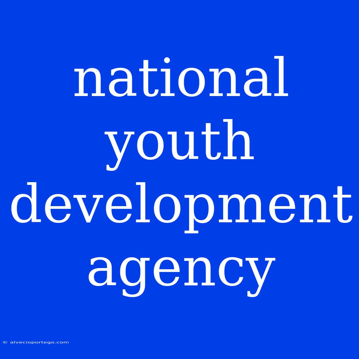 National Youth Development Agency