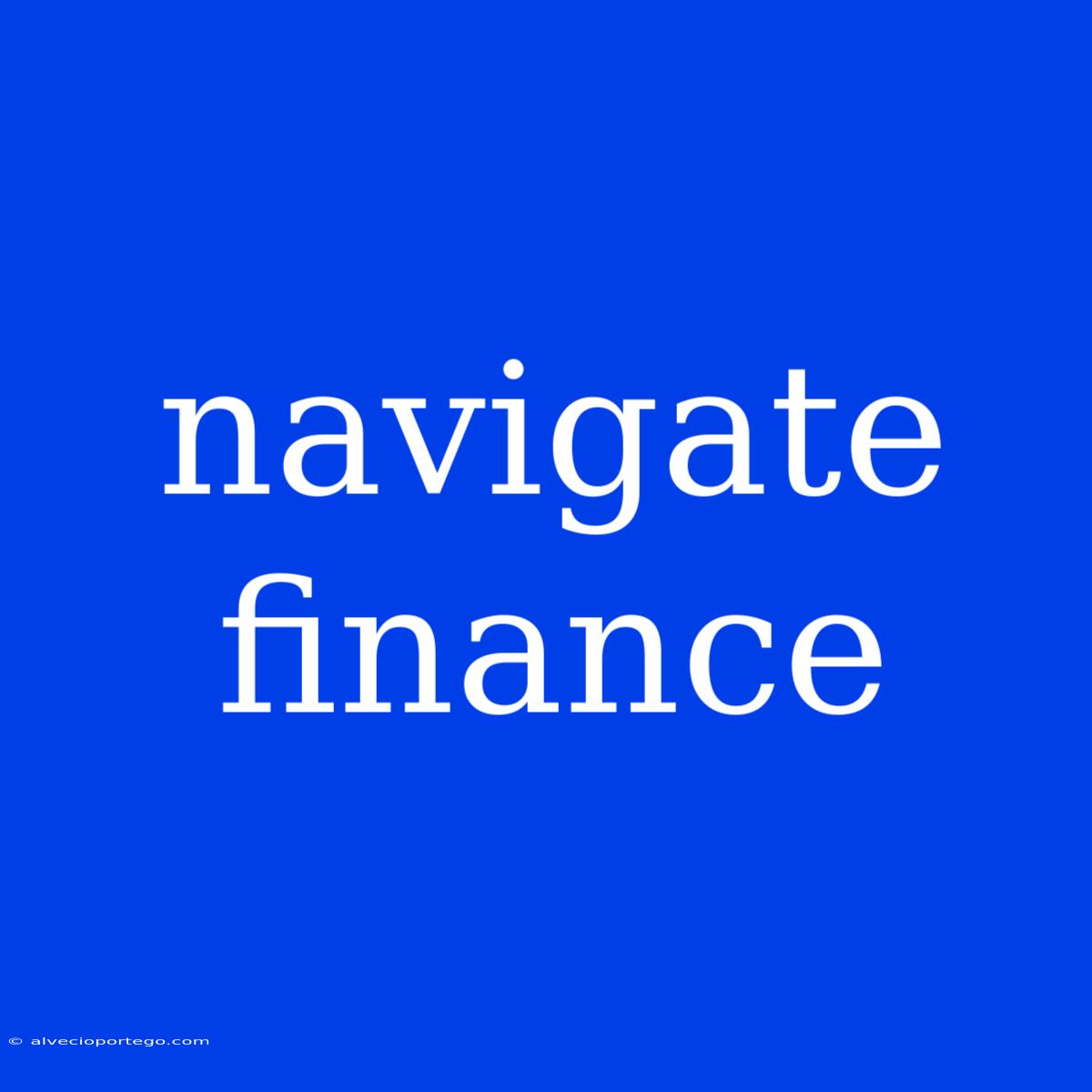 Navigate Finance