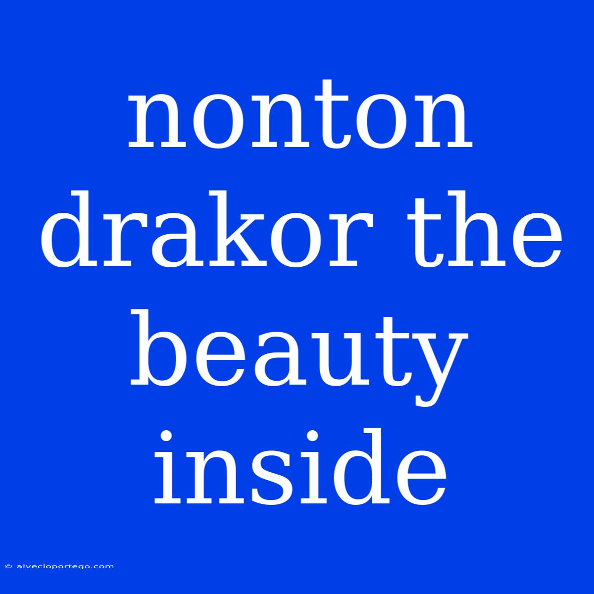 Nonton Drakor The Beauty Inside