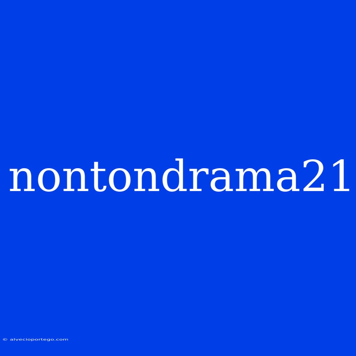 Nontondrama21