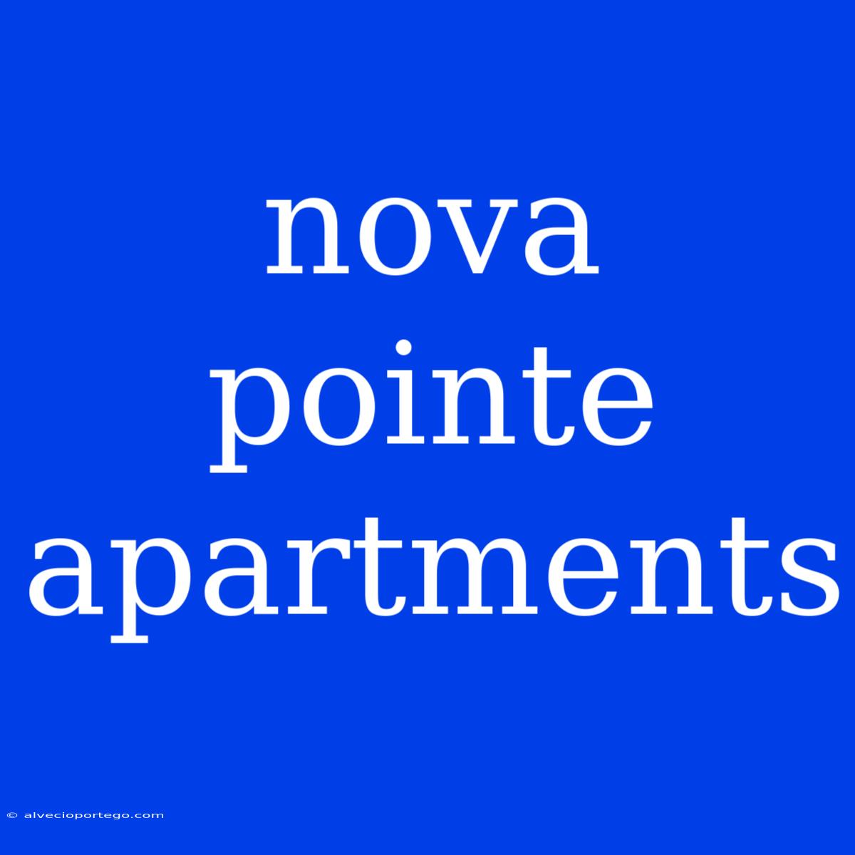 Nova Pointe Apartments