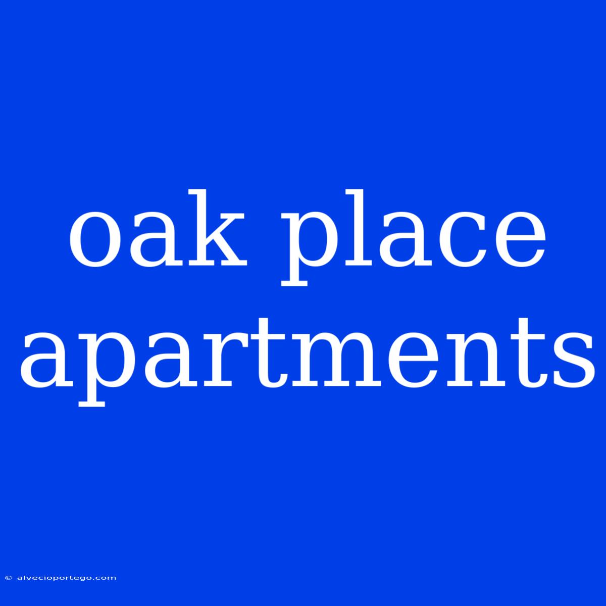 Oak Place Apartments