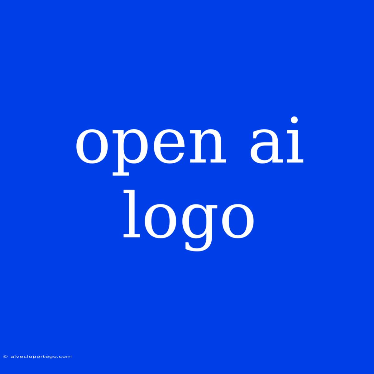 Open Ai Logo