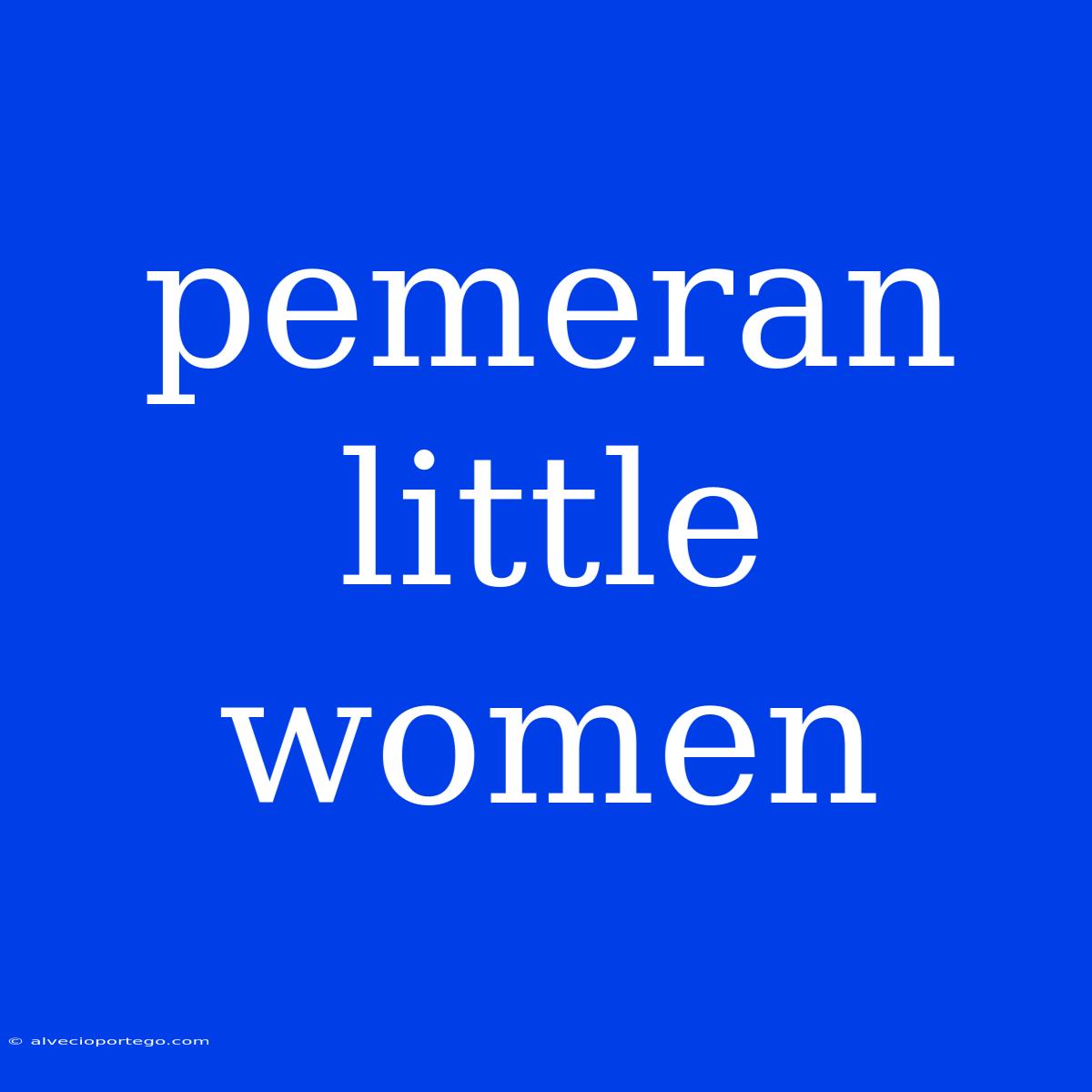 Pemeran Little Women