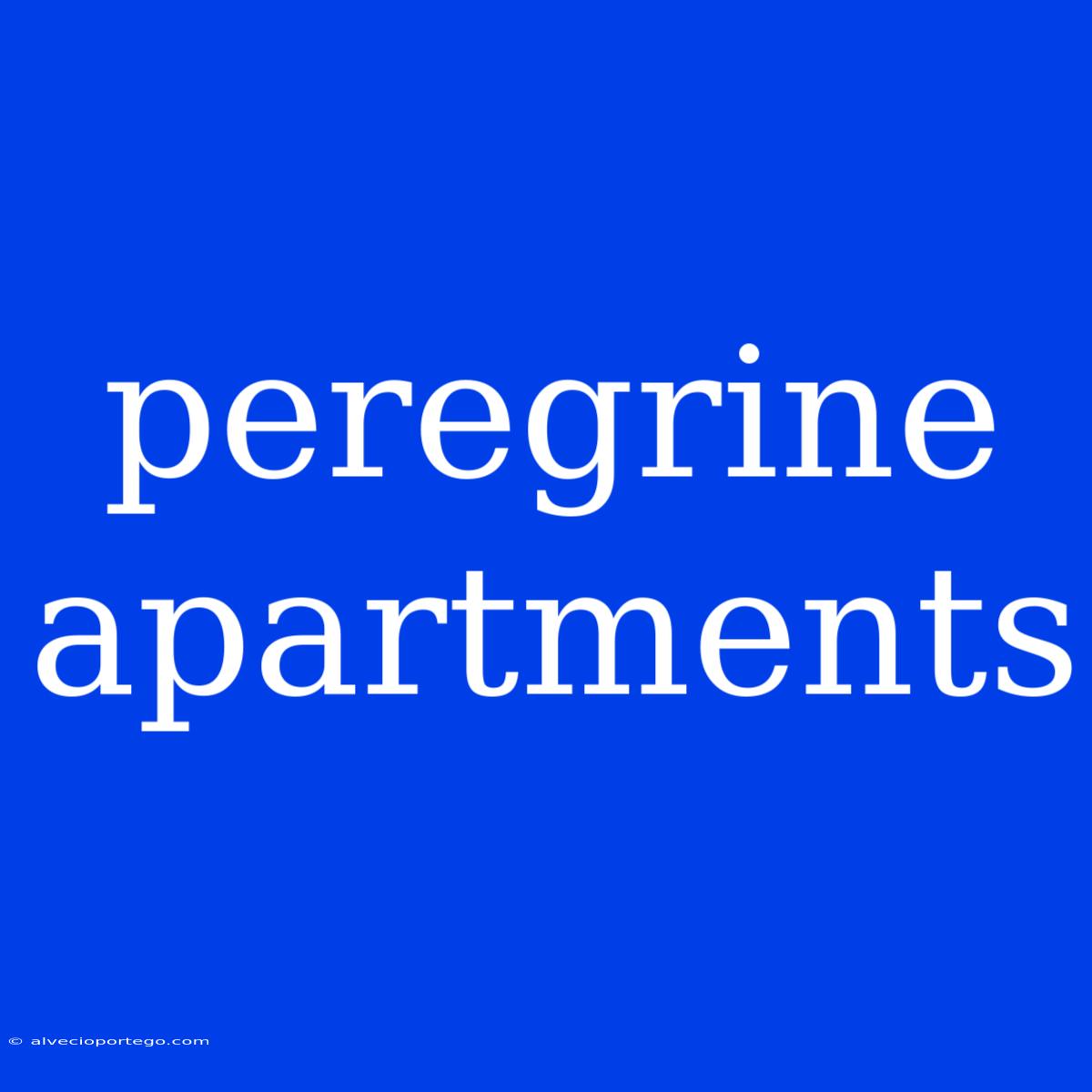 Peregrine Apartments