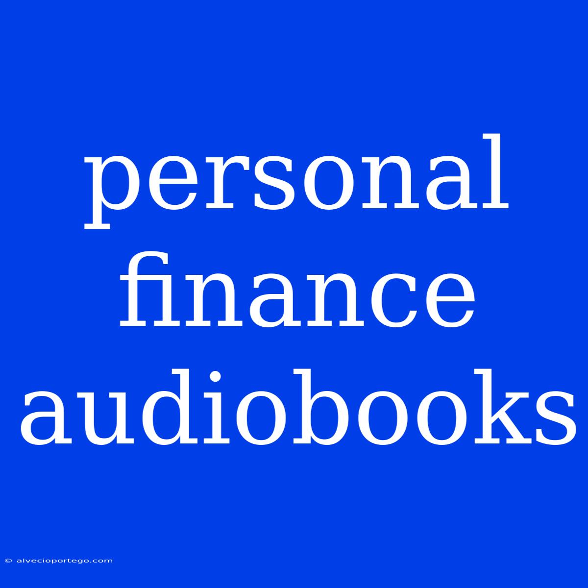 Personal Finance Audiobooks