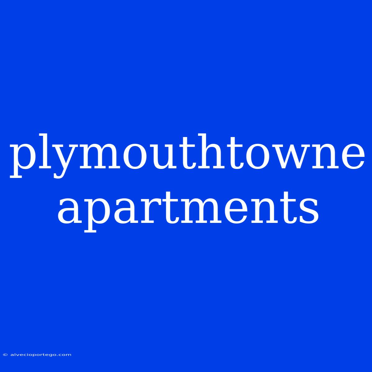 Plymouthtowne Apartments