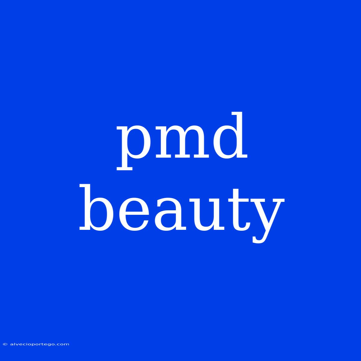 Pmd Beauty