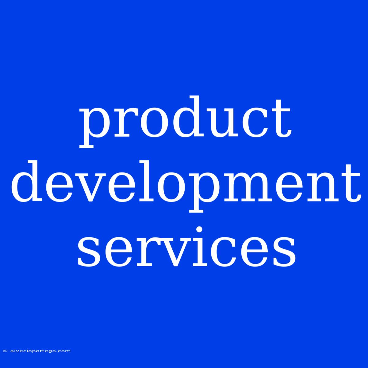 Product Development Services