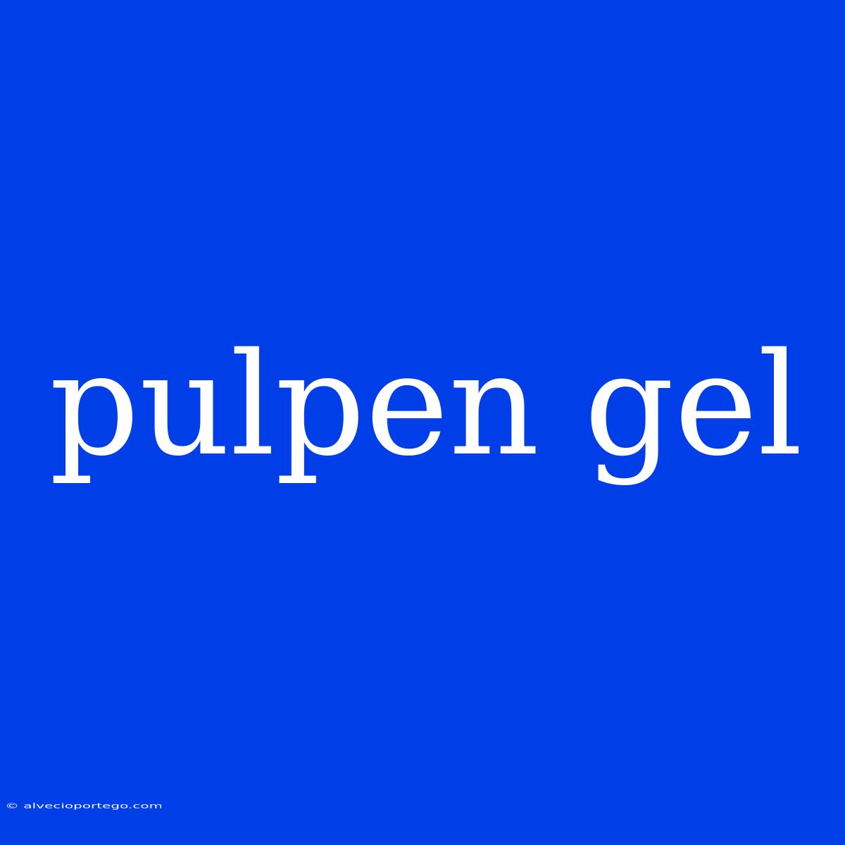 Pulpen Gel