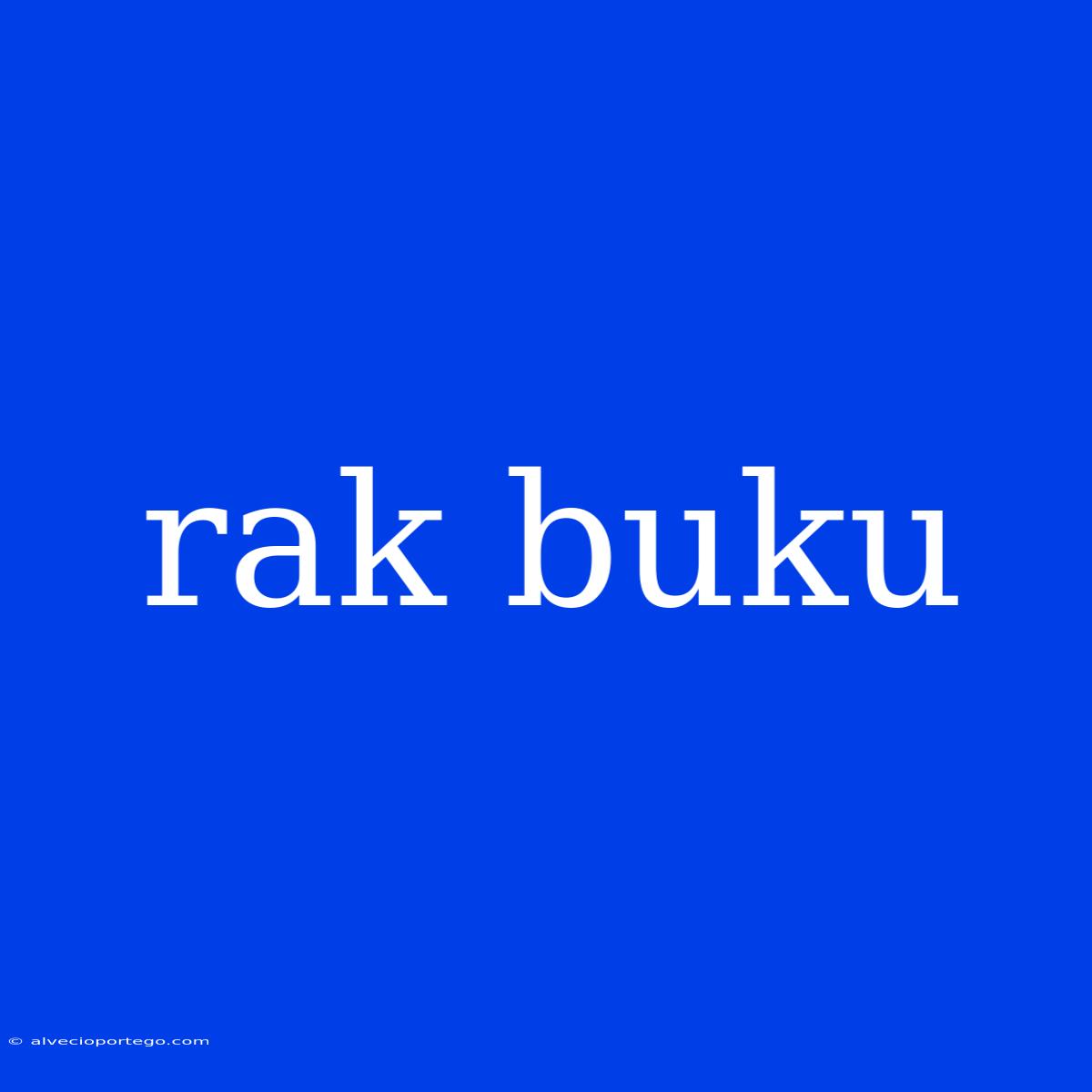 Rak Buku