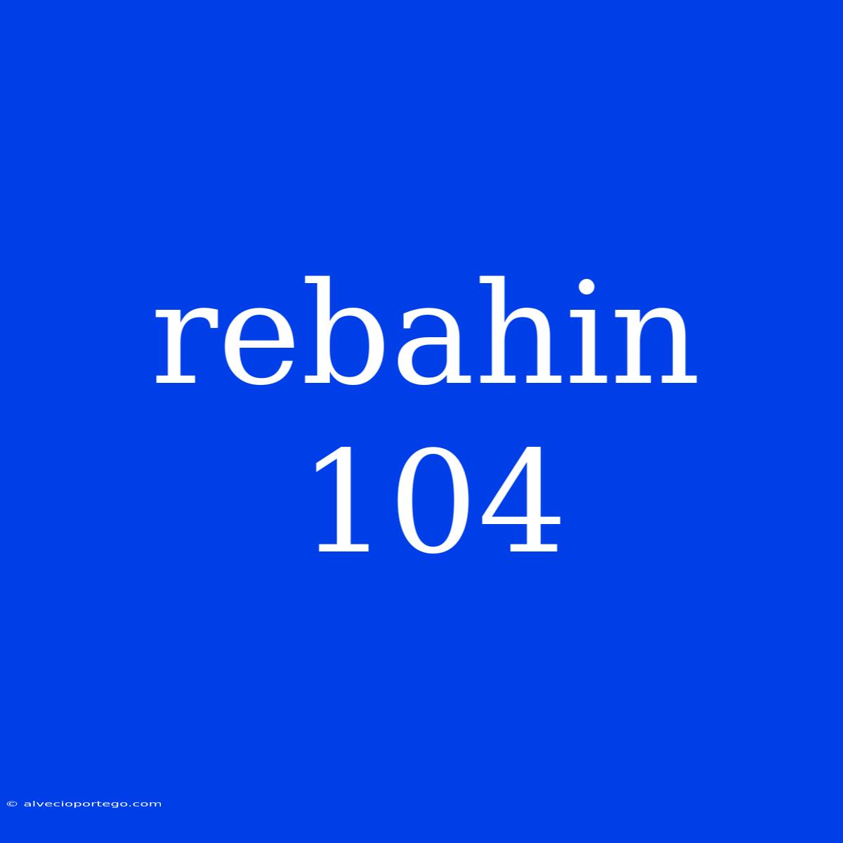 Rebahin 104